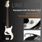 Beginner Electric Bass Guitar with Gig Bag and Accessories Black